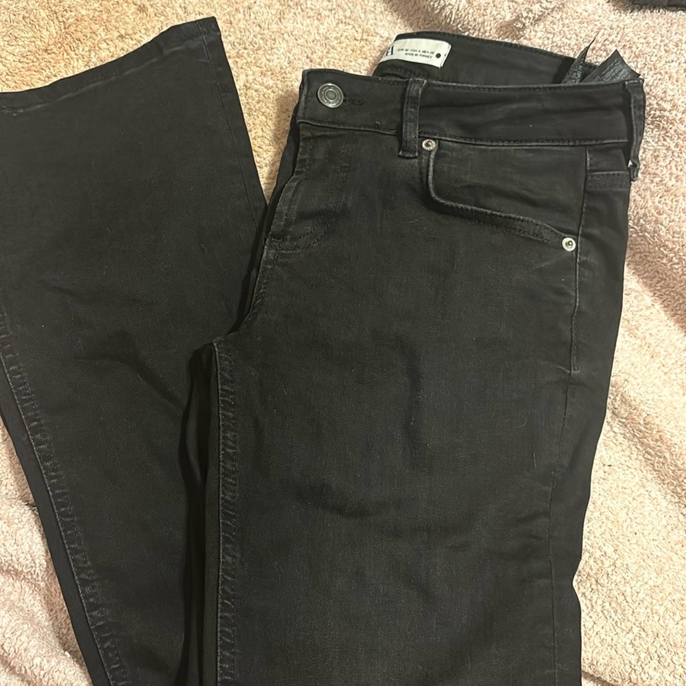 Zara Street leg black jeans, size 36